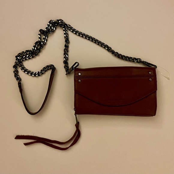 Aimee Kestenberg Convertible Cross-Body Bag _ Burgundy/Gunmetal - Picture 10 of 11